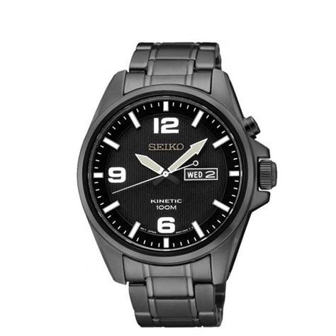 Montre Noire Homme Seiko