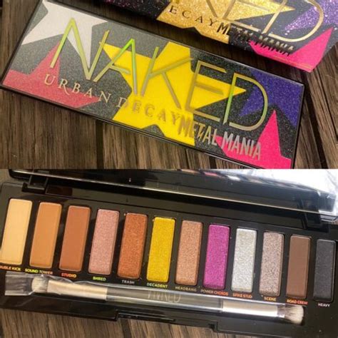 Urban Decay Naked Metal Mania Eye Shadow Palette Nib Shades Ebay