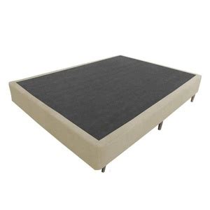 Base Cama Box Casal Couro Sint Tico Bege X X Leroy Merlin