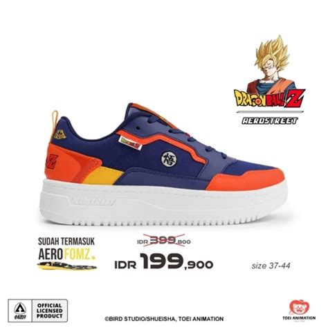 Jual Sepatu Aerostreet X DragonBall Goku Vegeta Ukuran 39 Shopee