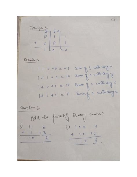 Solution Methods Of Boolean Binary Arithmetic Binary Addition Binary