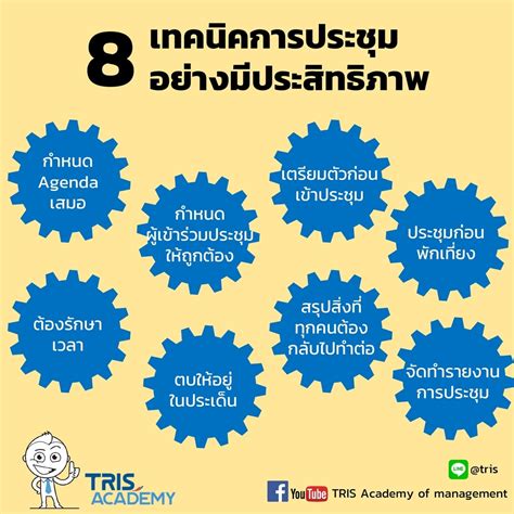 8 เทคนิคการประชุมอย่างมีประสิทธิภาพ Tris Corporation