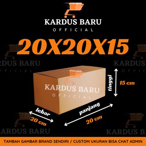 Jual Kardus 20x20x15 Kardus Kecil Packing Aksesoris Box