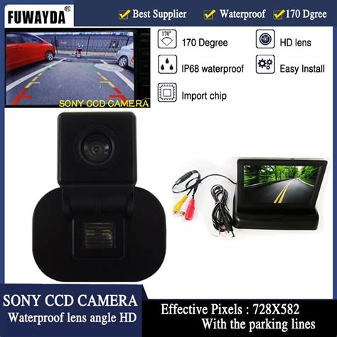 Fuwayda Hd Ccd C Mera De Vis O Traseira Do Carro Polegada