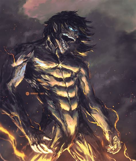 A Commissioned Attack Titan Artwork Rshingekinokyojin