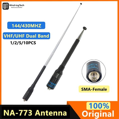 Nagoya Antenne Na Uv Rplus Antenne Flexible Vhf Uhf Sma Femelle