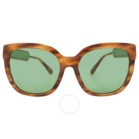 Tory Burch Solid Green Square Ladies Sunglasses Ty7161u 183802 56 725125293273 Sunglasses