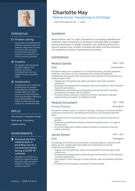 Doctor Cv Examples For