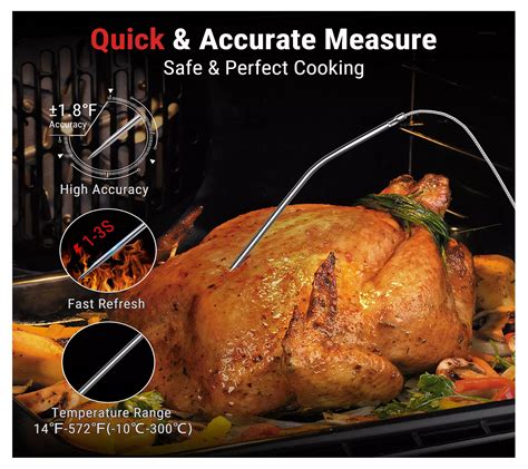 ThermoPro TP902 W 350FT Wireles S Digital Meat Thermometer QVC