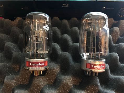 NOS Genalex Gold Monarch KT88 Power Tubes Matched Pair Reverb