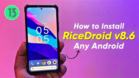 Install RiceDroid V8 6 On Any Android Official Android 13 Redmi