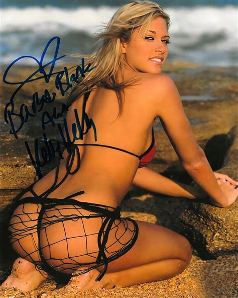 Kelly Kelly Barbie Blank Wwe Wwf Sexy Nude Autographed Celebrity