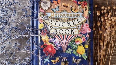 Haul Antiquarian Sticker Book Over 1000 Exquisite Victorian Stickers