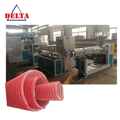 Yarn Reinforced PVC Spiral Suction Hose Produce Machine PVC Spiral Yarn