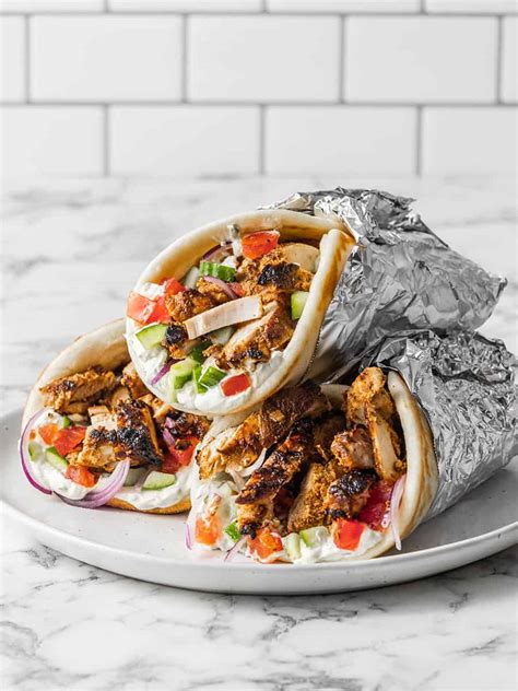 Greek Chicken Gyro - The Scranline