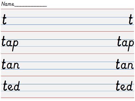 Phase Phonics Handwriting Satpin Teaching Resources