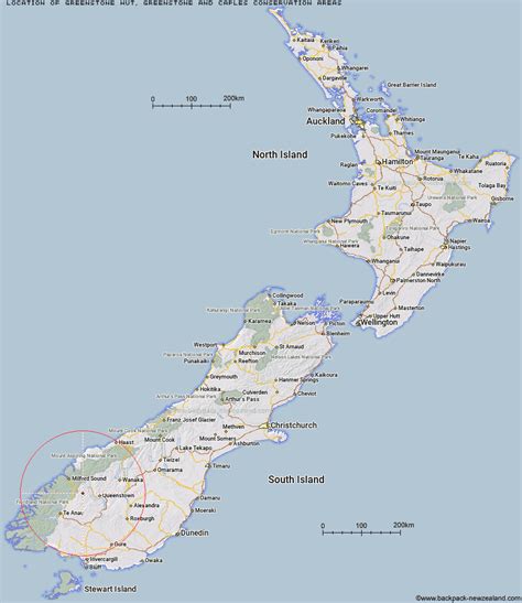 Greenstone Hut Map : New Zealand Topo Maps Greenstone and Caples ...