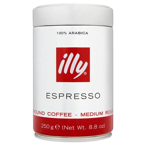 Ocado: Illy Espresso Ground Coffee 250g(Product Information)