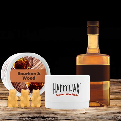 Bourbon And Wood Wax Melts Happy Wax