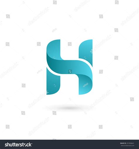 Letter H Logo Icon Design Template Stock Vector (Royalty Free) 257898641 | Shutterstock