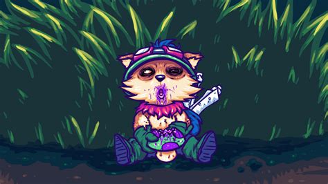 Teemo Hd Wallpaper League Of Legends Champion Background