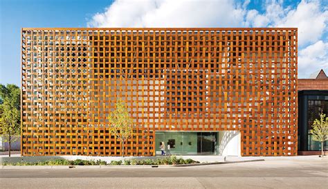 A Closer Look High Tech Wood Facade By Shigeru Ban Azure Magazine