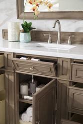 James Martin Bristol W X D White Washed Walnut Bathroom Vanity