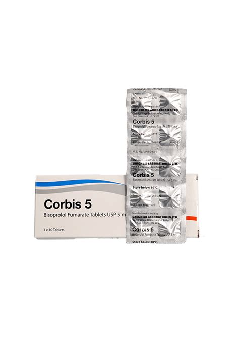 Corbis Bisoprolol 5mg Tab 10 S Lifeplus Pharmacy