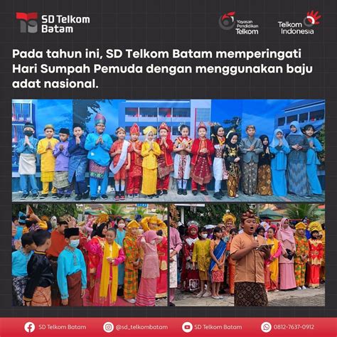 Peringatan Hari Sumpah Pemuda Sd Telkom Batam Tahun 2022 Sd Telkom Batam