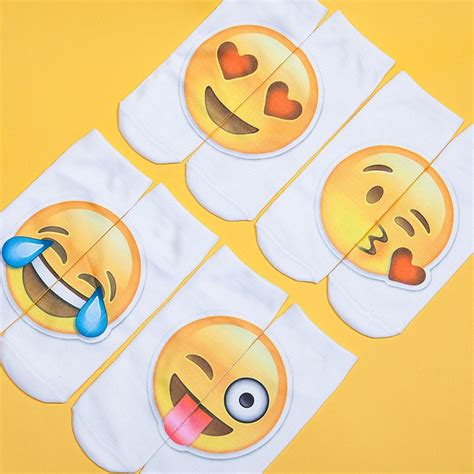 Emoji Pattern Socks | Top Tier Style