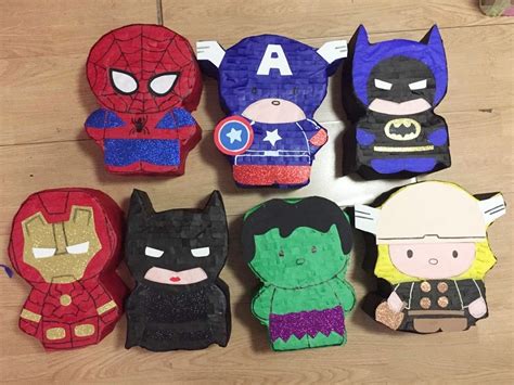 Avengers yipi hey piñatas mini piñatas Mini piñatas Piñatas para