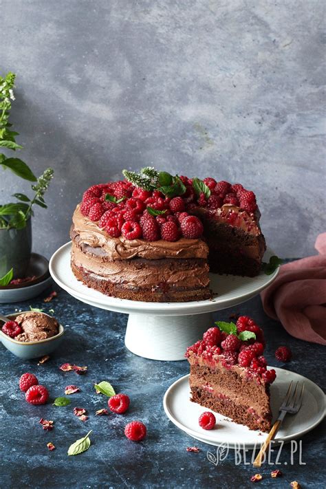 Bezglutenowy Tort Czekoladowy Z Malinami Wega Ski Bezbez Pl