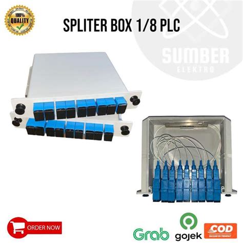 SPLITTER FO 1 8 SC UPC PASSIVE SPLITTER 1 8 BOX CASSETTE FIBER OPTIC