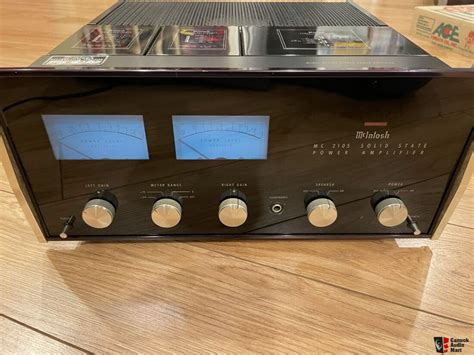 McIntosh MC2105 Power Amplifier For Sale Canuck Audio Mart