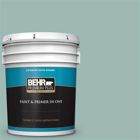 Behr Premium Plus Gal Ppu Opal Silk Satin Enamel Exterior