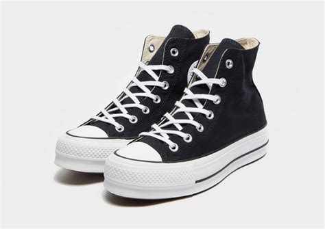 Black Converse All Star Lift High Platform Womens Jd Sports