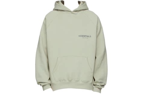 Essentials Ssense Exclusive Pullover Hoodie Concrete Head2sole