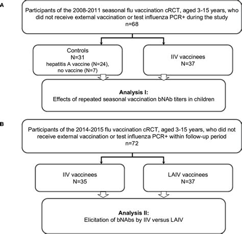 Study Flowchart A Description Of Participants In Analysis I Effects