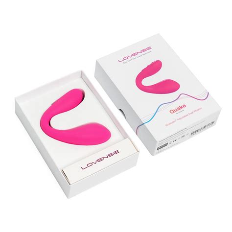 Vibrador Duplo Ponto G e Clitóris Por Aplicativo Lovense Quake Lust