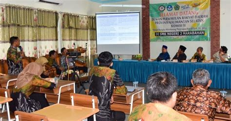 Komisi IV DPRD Kalsel Monitoring Kurikulum Merdeka Di SMKN 2 Marabahan