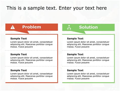 Problem Solution Infographic | Problem Solution Templates | SlideUpLift