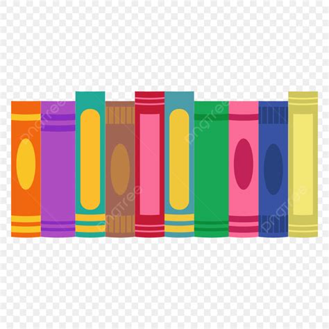 Row Of Books Vector