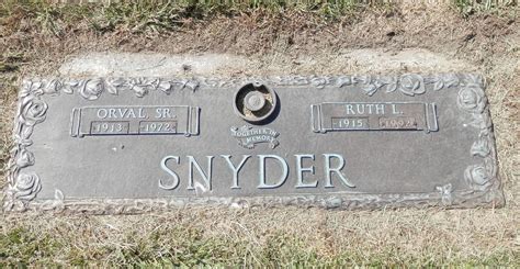 Orville Snyder Sr 1913 1972 Homenaje De Find A Grave