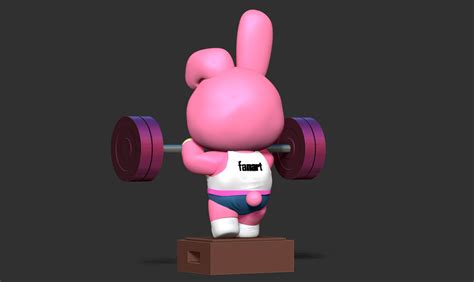 Cooky - BT21 Fanart Free 3D Print Model by Sinh Nguyen