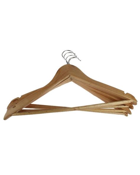 Wood Hangers Set Of 5 Nc Darazpk