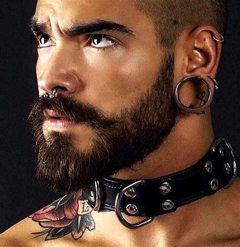 Septum Piercing Men Mens Piercings Facial Piercings Moustaches