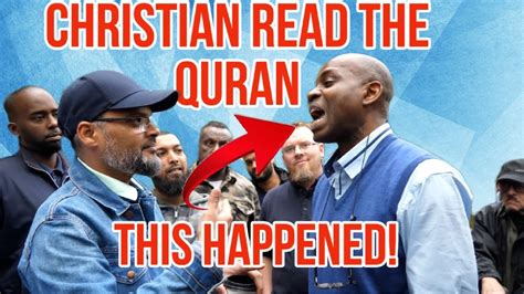 Christian Read The Quran Hashim Vs Christian Speakers Corner Old