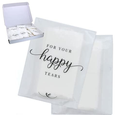 Buy Happy Tears Tissues Wedding Favors For Guests Set Of 20 Bulk