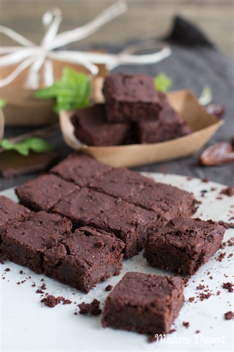 Vegane Und Glutenfreie Brownies Ohne Zucker Madame Dessert