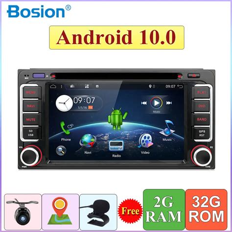 Radio Con GPS Para Coche Reproductor Con Android 10 2 Din Cuatro